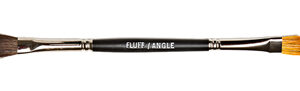 Duo Angle/Fluff Makeup Brush