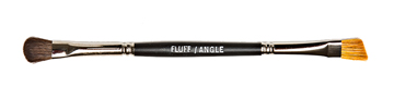 Duo Angle/Fluff Makeup Brush