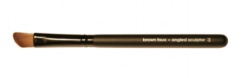 Vegan Angled Fluff Makeup Brush